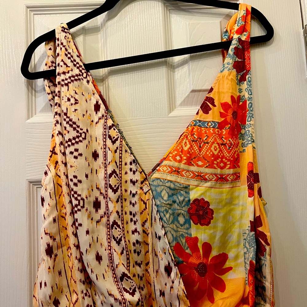 Free People | boho wrap tank top EUC size Xs!